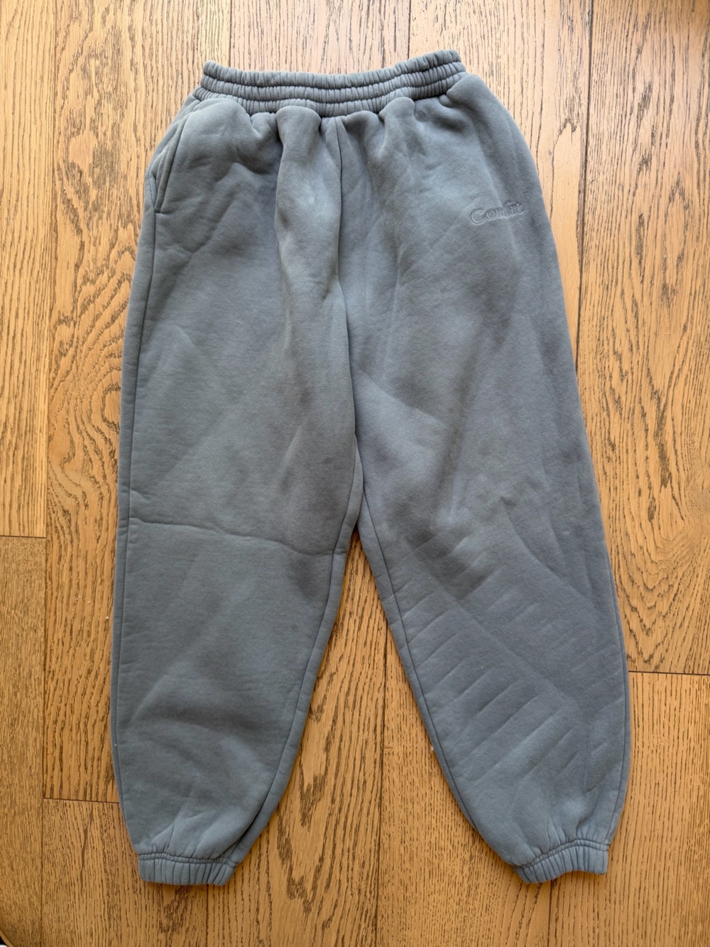 Comfrt Kids Signature Sweatpants w/ Pockets in Blue-Gray, Size XL